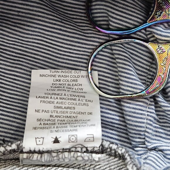 Marc Ecko Jeans Men 34 Gray Straight Leg Pockets Cotton Hippie Grunge Streetwear - Picture 14 of 16